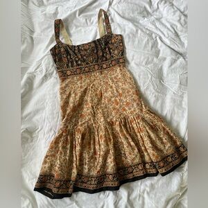 Silk Dress Made from Vintage Saree | M